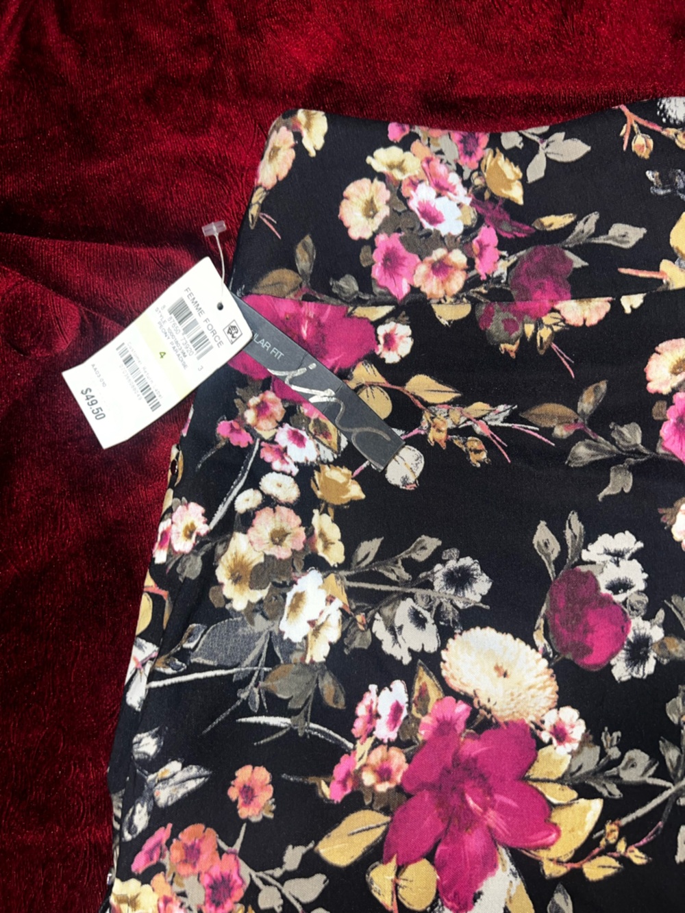 INC. Regular Fit Size 4 Women’s Floral Dress  Shorts Brand New With Tags - Picture 7 of 10